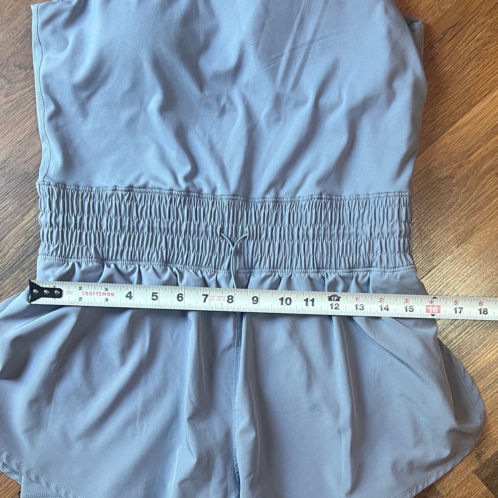 Yogalicious Grey Active Short Romper - Picture 5 of 6
